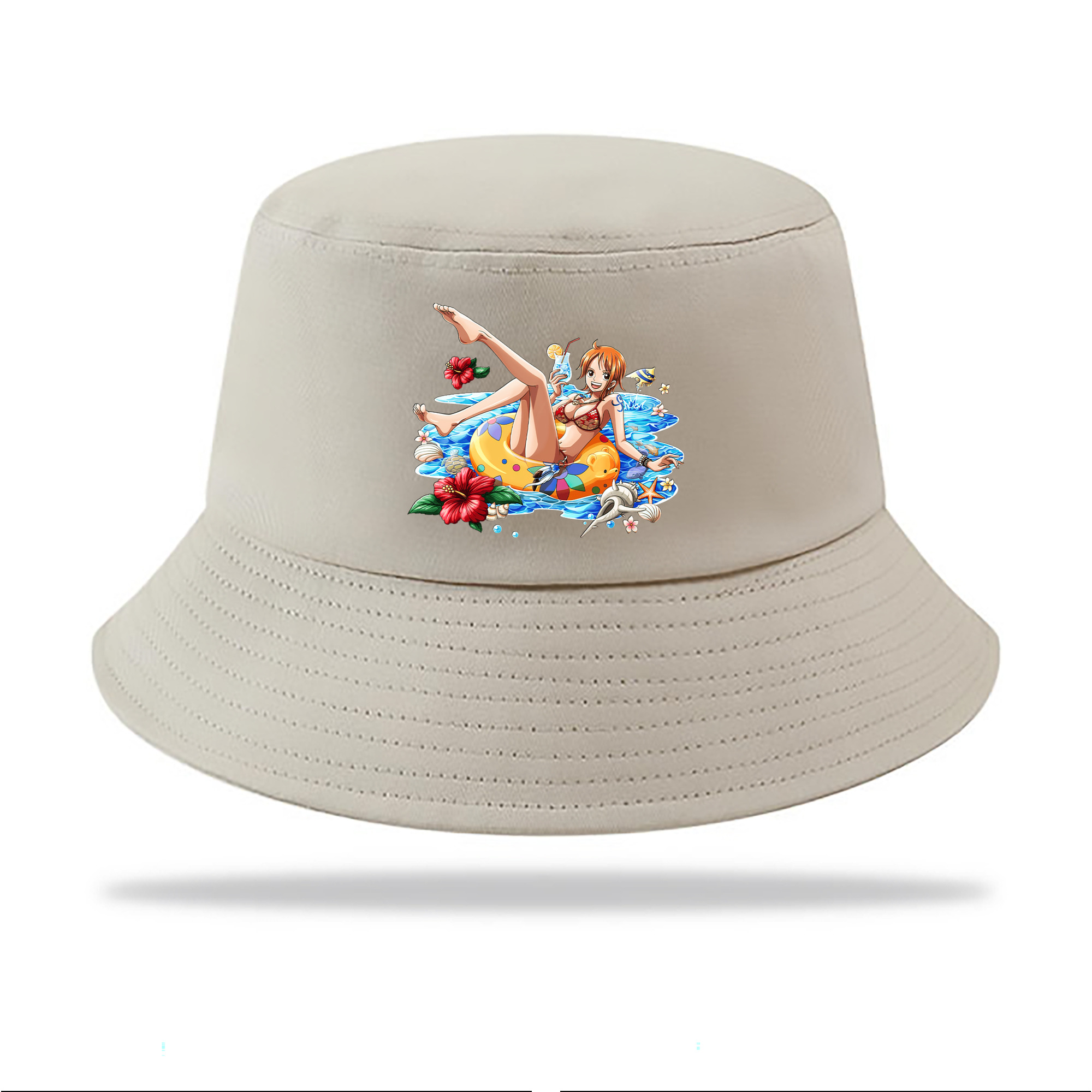 （画像用） ワンピース ナミ ONE PIECE Nami アウトドア日除けバケットハット